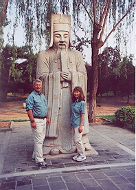 Martin and Sue (wife), China