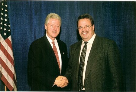 Hanging out with Bill Clinton