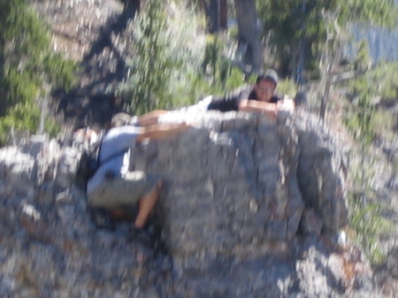 phil & dave atop of a small peak 6