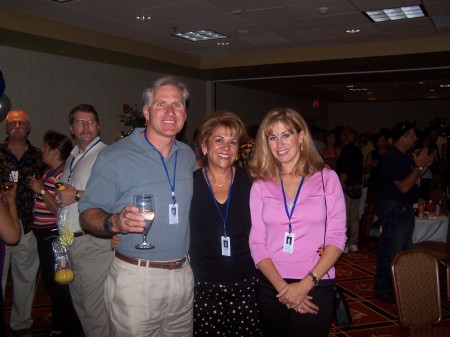 John Hagenback, Debbie and Carol Hutchinson