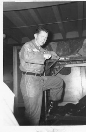 sharp canupp in barracks-1958