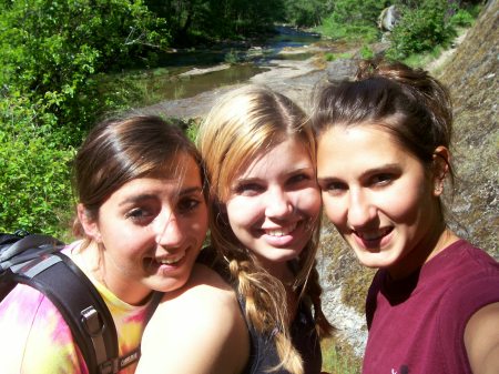 My daughter,Amanda(middle) & friends on a hike