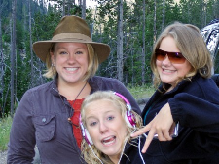 Seery Girls in Yellowstone 2008
