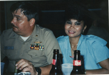 Retirement party from the Navy 1989