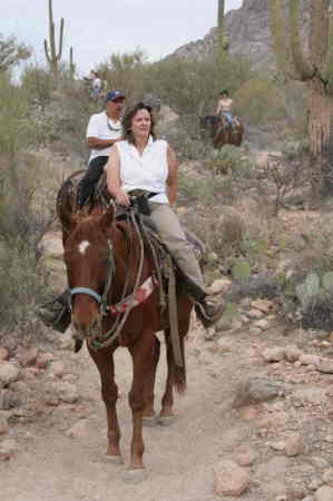 Horseback riding at the Hilton El Conquistador in Tucson