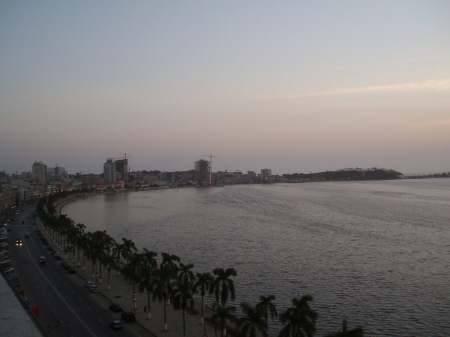 Luanda sunset along the beaches