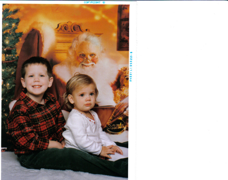 nicholas and madeline christmas 2005