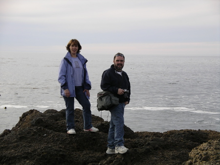 Whale watching in Point Lobos, CA Jan. 2005