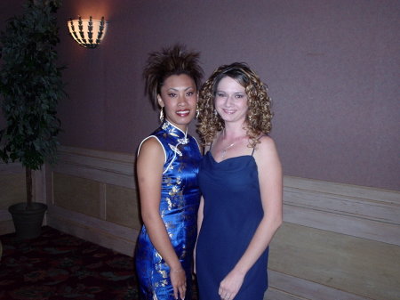 My good friend Kay and me at the Marine Corps Ball 2005