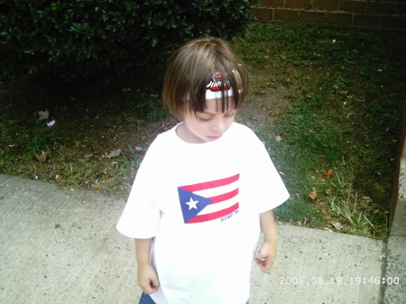 getting ready for the puerto rican day parade