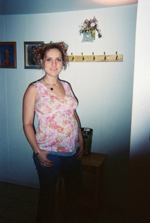 My oldest, Trisha 2005 expecting