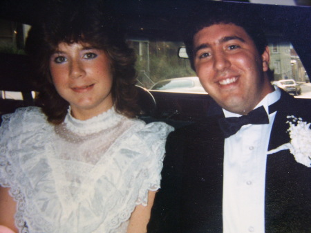 Cathy and Vinnie 1986 Prom