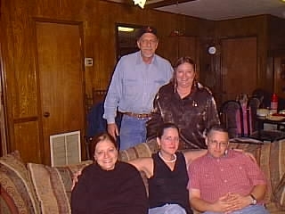 My husband, our three kids, me - Thanksgiving 2004