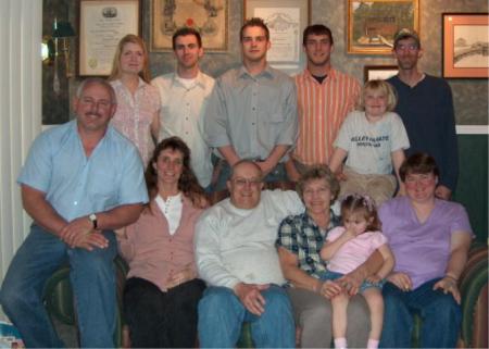 My whole family - Easter 06