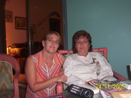 My daughter Dawn and Me, Thanksgiving 2005