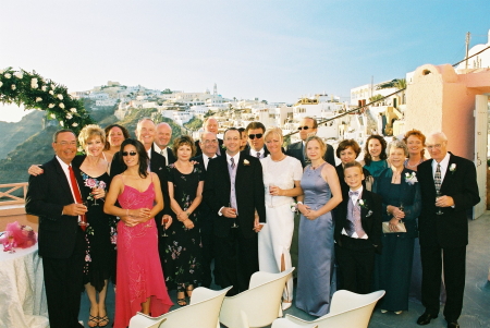The group that made it to Santorni
