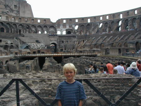 Kyle at the coloseum