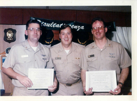 Award Ceremony aboard USS SIMON LAKE (AS-33)