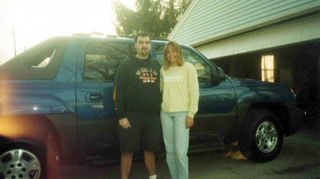 Doug and me with our new truck