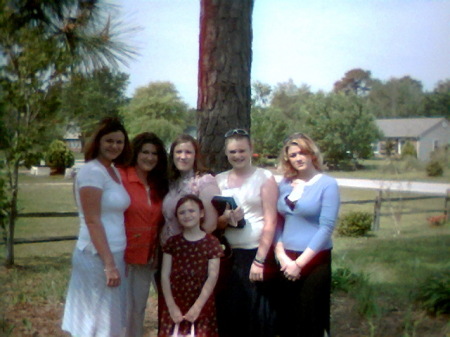 my girls with me on Mother's Day