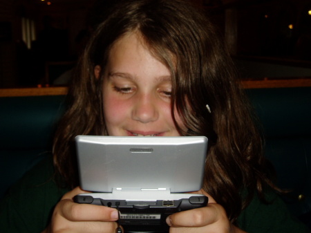 Tori and her DS