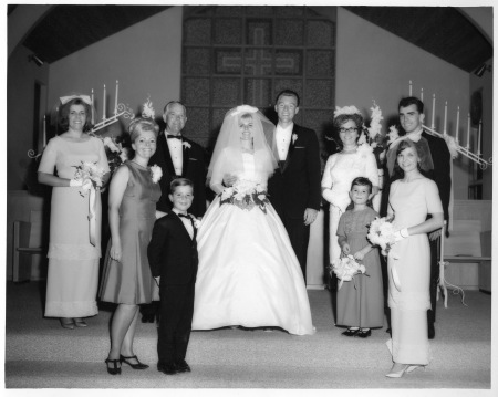 wedding group photo 9-2-66