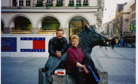 Michael & Karen,Marienplatz,Munchen,Bayern.