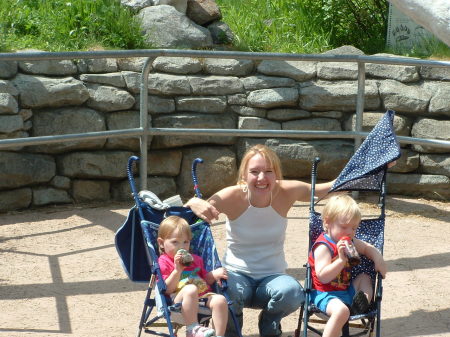 Me and the kids at the zoo