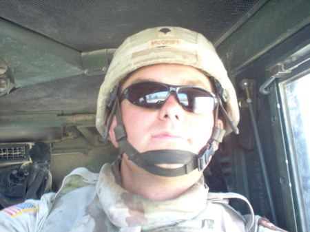 me in humvee in iraq