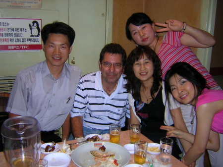 With friends in Seoul