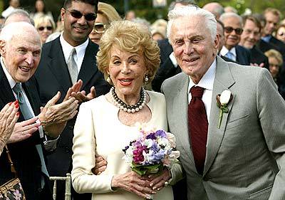 Kirk Douglas Wedding Pic