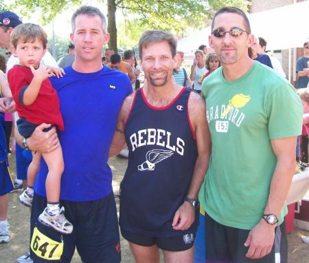 Me, Steve Schnieder, and Mike St. George after the Walpole RR