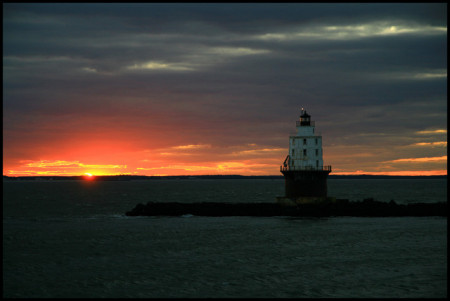 SUNSET AT THE LIGHTHOUSE