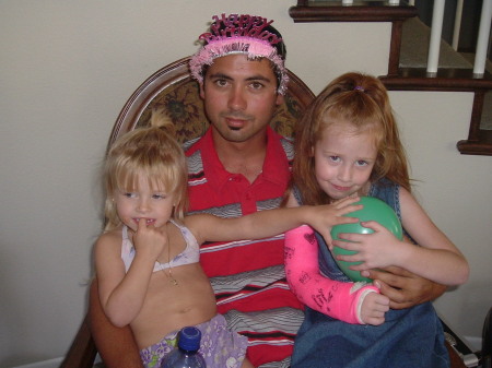 Aaron with his nieces