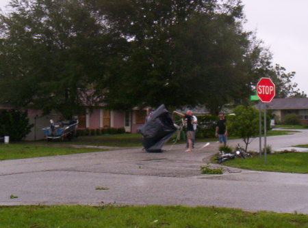 Having fun during a hurricane