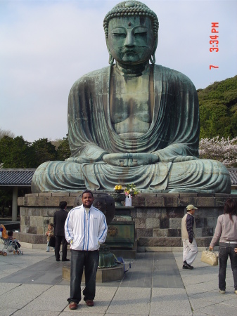 Me and the Great Buddha in Japan