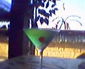 This is my drink of choice.Green Apple Martini.
