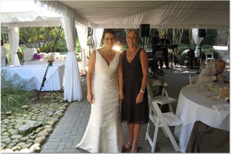 Katie and me on my wedding day!