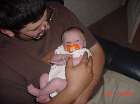 My Husband and new nephew