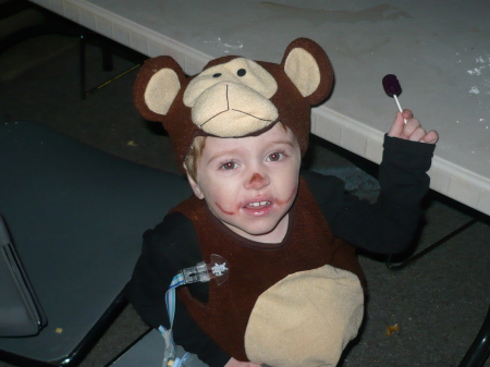 Jacob (My Monkey) Halloween 2008
