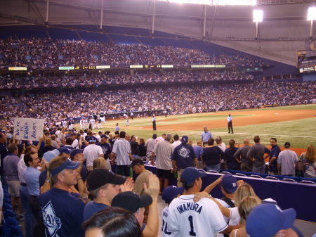 Rays Playoff Game Crowd
