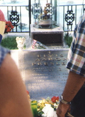 Elvis Presley's gravestone