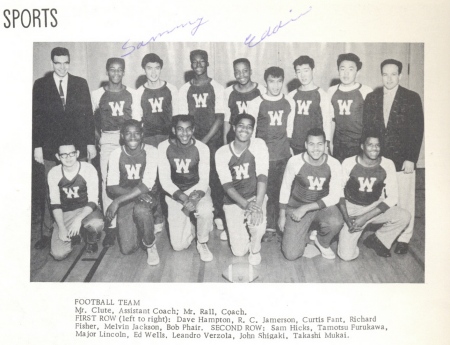 Washington Junior High 1958-1959
