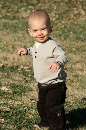 Perry on the day before he turned one-Nov.'08