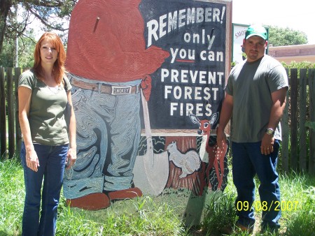 Rudy and Me at Smokey the Bear HQs