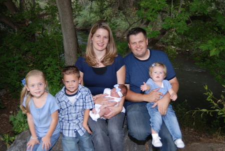 Second son Curtis and his family