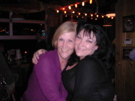 Tiffany and myself at a local pub "Hooters" for a Christmas fund raiser