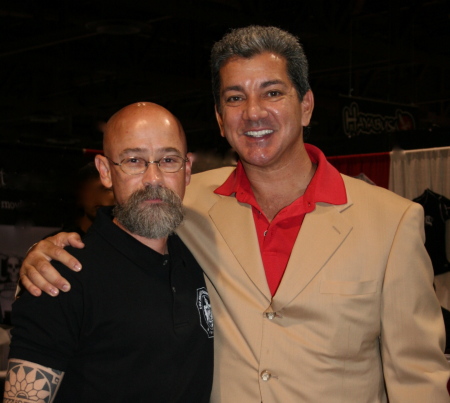 Neil Hardin and Bruce Buffer at the 2008 IKC