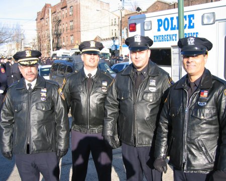 NYPD funeral we attended