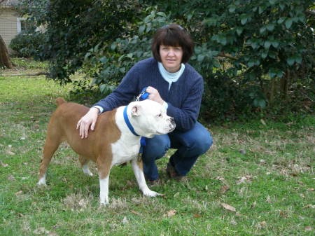 Me and Mack, my American Bulldog!
